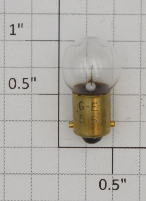 Lionel 55 7 Volt Bayonet Base Clear Large Globe Light Bulb