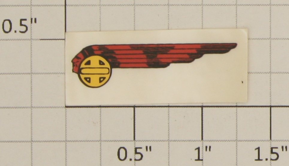 Lionel 2343-81 Left Hand Blank Santa Fe B Unit Indian Head Sticker Decal