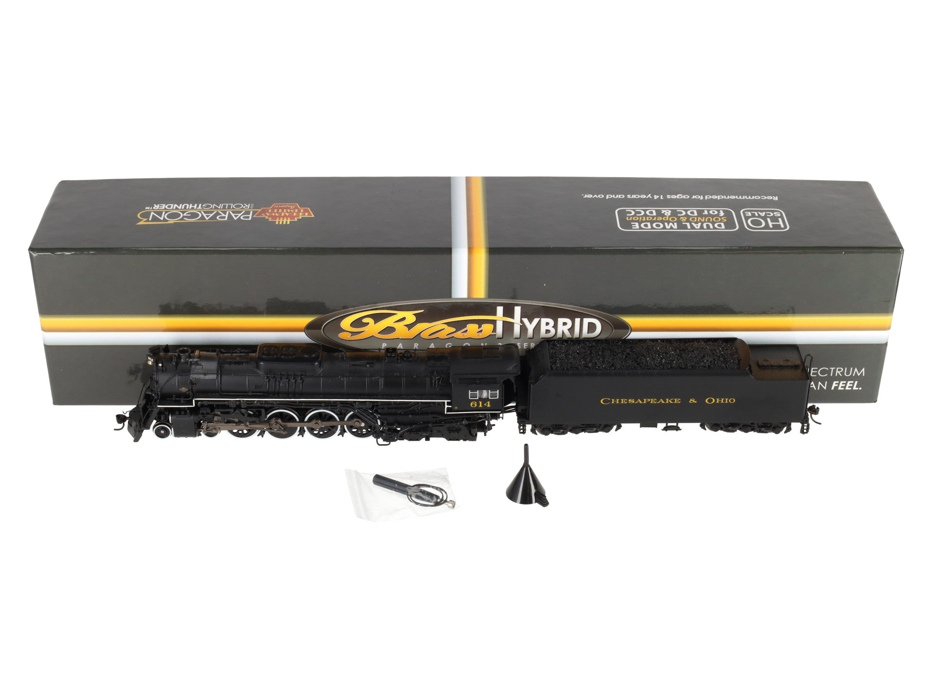 Broadway Limited 4906 HO C&O J3a 4-8-4 Steam Loco Paragon3 Sound/DC/DCC #614
