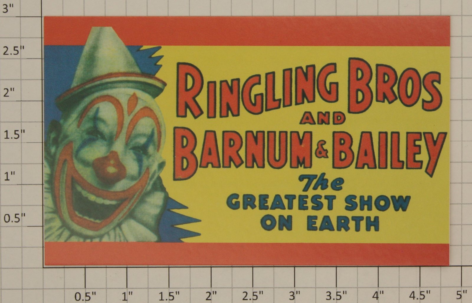 Lionel 310-3RB Ringling Bros Circus Billboard Insert