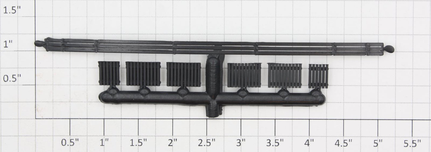 Roundhouse 34002 HO Freight Car Black Accessory Set