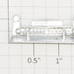Lionel 6414-59 Chrome Automobile Front Bumper