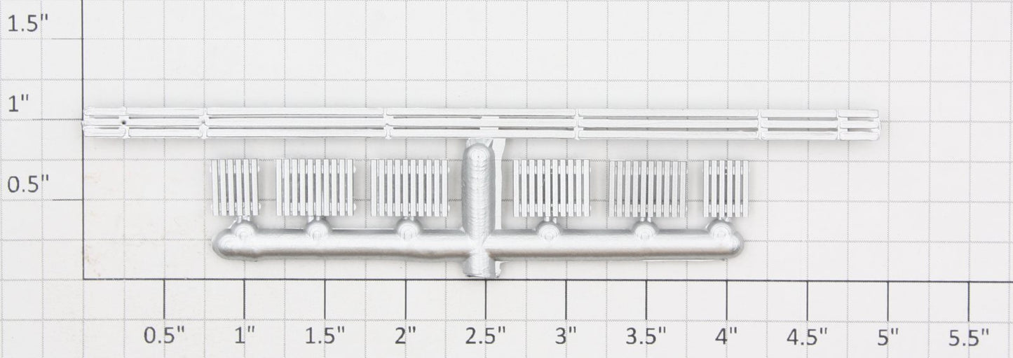 Roundhouse 34002 HO Freight Car Silver Painted Accessory Set