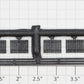 Roundhouse 34002 HO Freight Car Silver Painted Accessory Set