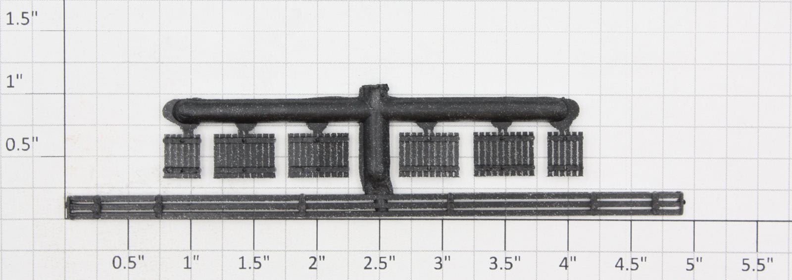Roundhouse 34002 HO Freight Car Silver Painted Accessory Set