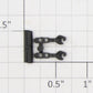 Roundhouse 90950 N Scale Dummy Couplers (Set of 2)