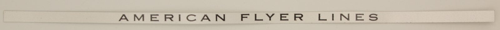 American Flyer 1600-4 Silver 