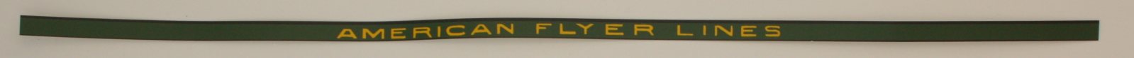 American Flyer 1600-5 Yellow/Green 