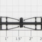 Roundhouse 10013 N Gauge Truss Rods (Set of 4)
