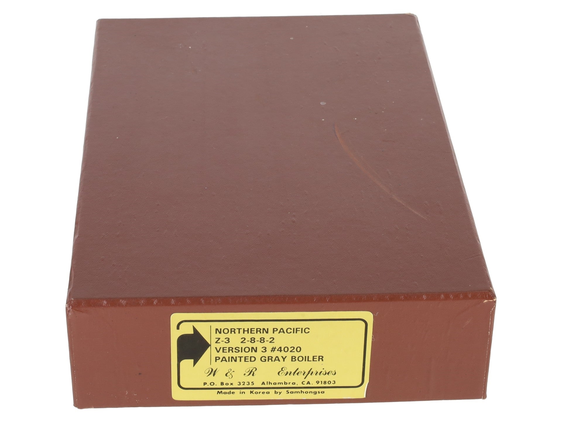 W&R Enterprises HO BRASS Northern Pacific Z-3 2-8-8-2 Steam Locomotive #4020 LN/Box