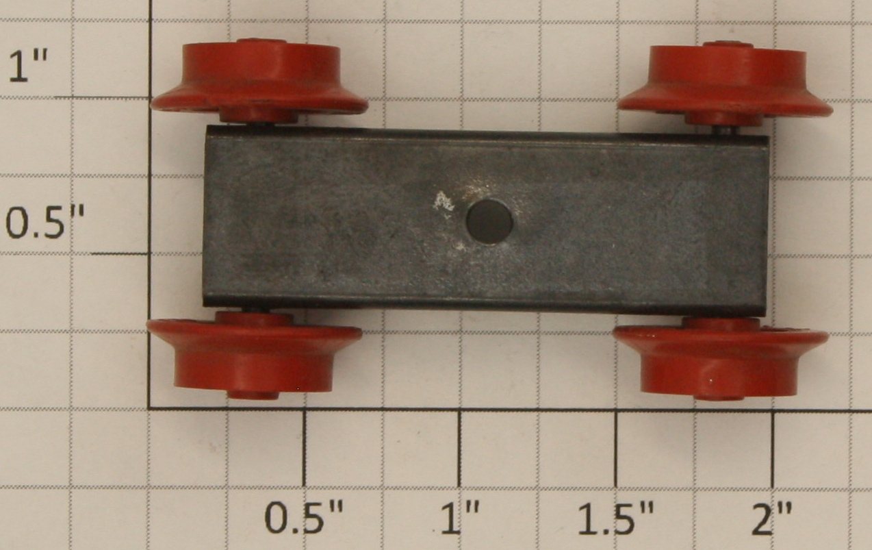 American Flyer xa13A084A Front Truck w/ Red Wheels for Franklin / Washington