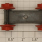 American Flyer xa13A084A Front Truck w/ Red Wheels for Franklin / Washington