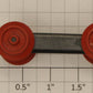 American Flyer xa13A084A Front Truck w/ Red Wheels for Franklin / Washington