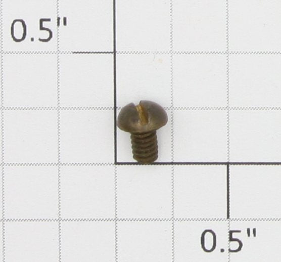 Lionel #5-40 x 3/16" Brass Slotted Round Head Machine Screw
