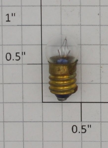 Lionel 1447 18-Volt Screw Base Clear Small Globe Light Bulb