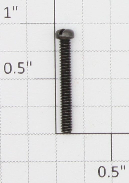 Lionel #4-40 x 7/8" Black Slotted Filister Head Machine Screw