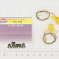 Model Power 491 14 Volt Mini Screw Base Clear with #461 Light Bulb (Bag of 2)
