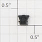 Roundhouse 70206 HO Black Plastic Modern Headlight Body