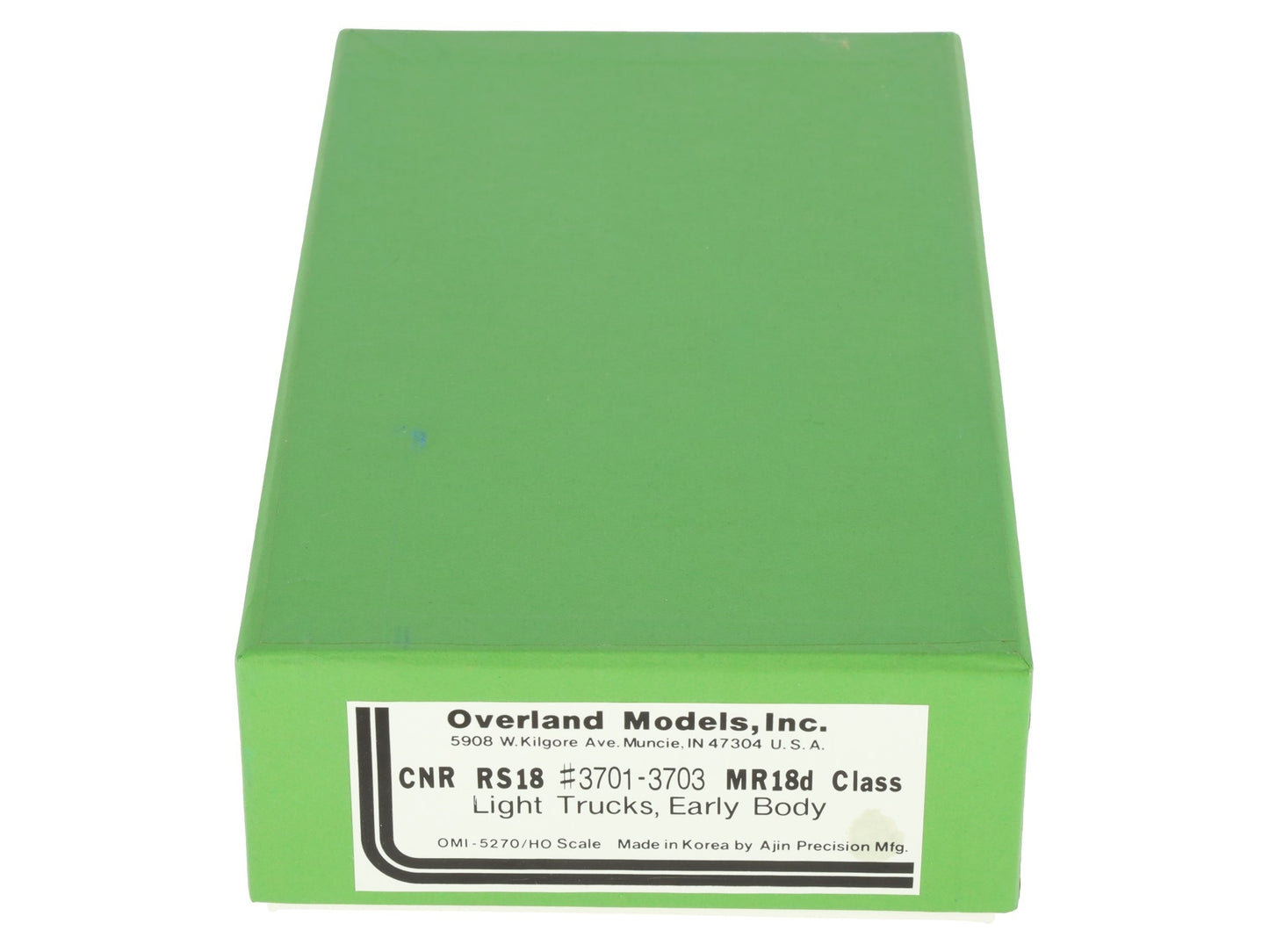 Overland 5270 HO BRASS CNR RS18 MR18d Diesel Locomotive - Unpainted LN/Box
