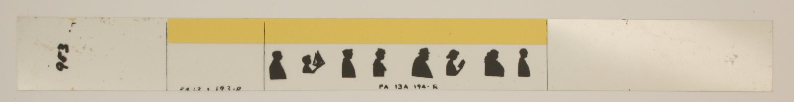 American Flyer PA-13A193-4R Right Clear Silhouette #953 Passenger Car