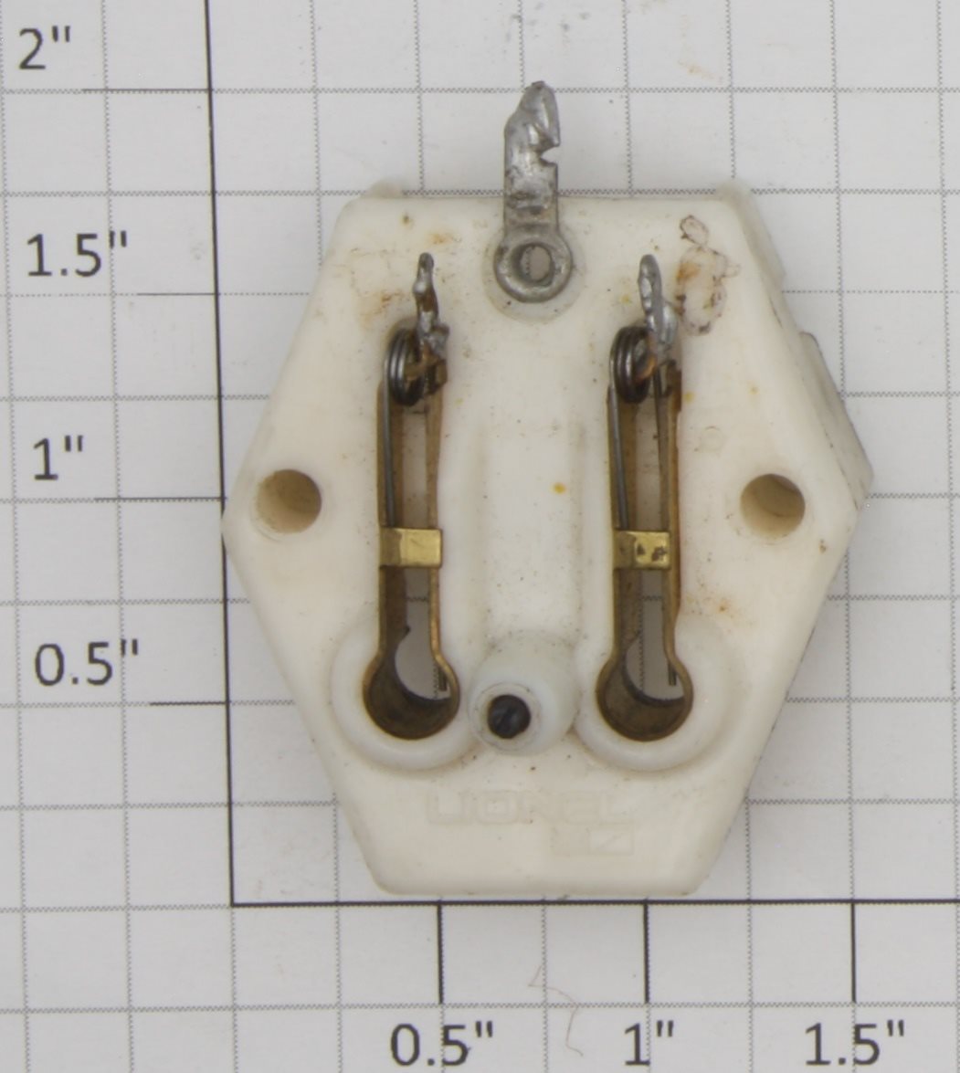 Lionel 8010-140 White Diesel Brush Plate Assembly