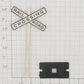 Lionel 309-29 Railroad Crossing Sign with Plastic Base