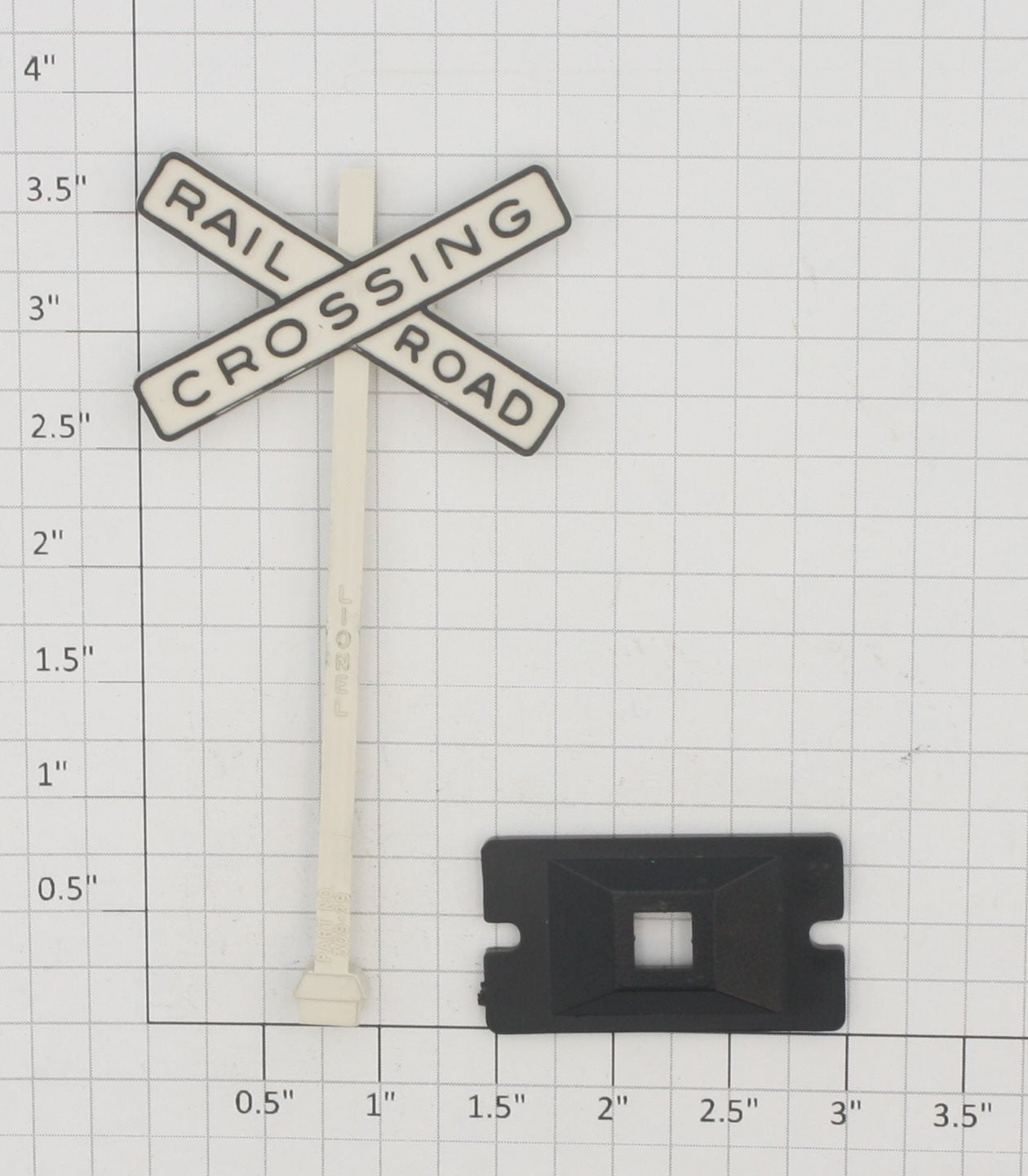 Lionel 309-29 Railroad Crossing Sign with Plastic Base