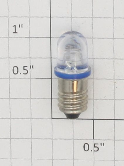 Lionel 1447B 18 Volt Screw Base Blue Small Globe LED Light Bulb