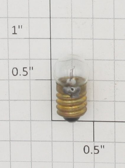 Acme 0613-2 12 Volt Mazda Screw Base Clear Small Globe Light Bulb