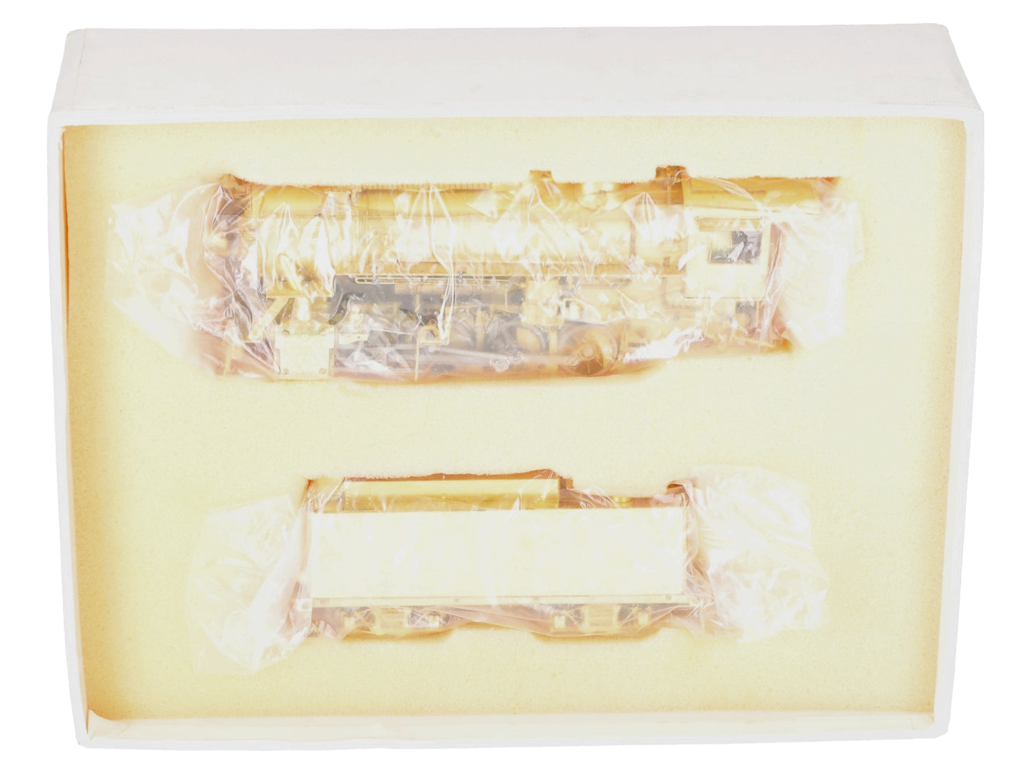 Hallmark Models HO BRASS MKT C-2-A 0-8-0 Steam Switcher & Tender - Unpainted VG/Box