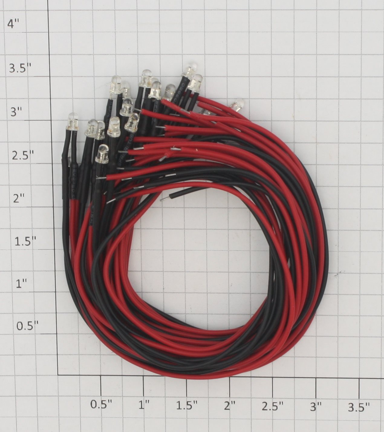 Acme 0613-12 12-18V Bright White LED Bulbs 3mm (Bag of 19)