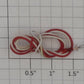 Lionel 0613-7 White Grain of Wheat Bulb with Wire