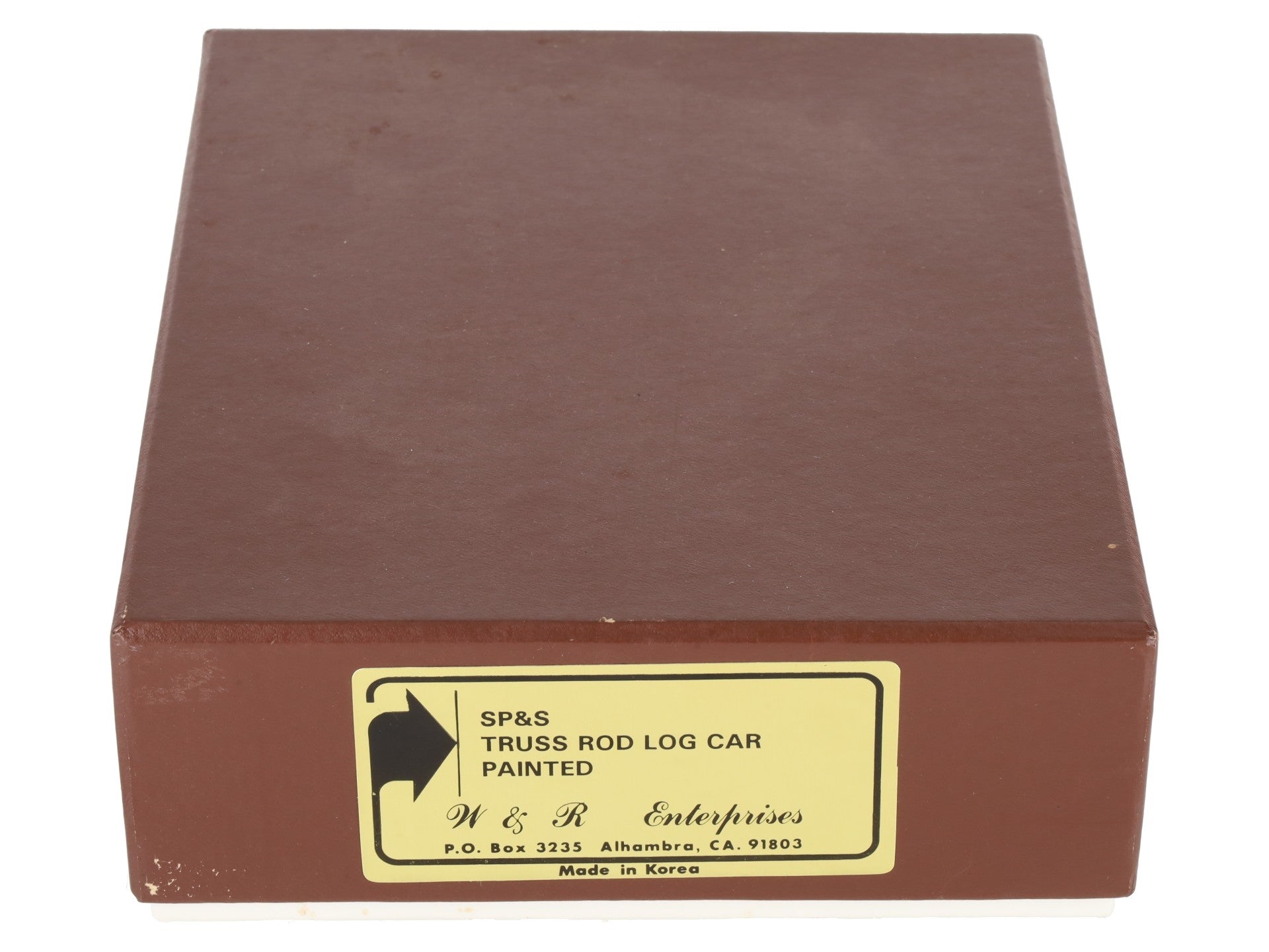 W&R Enterprises HO BRASS SP&S Truss Rod Log Car (Set of 3) -F/P LN/Box