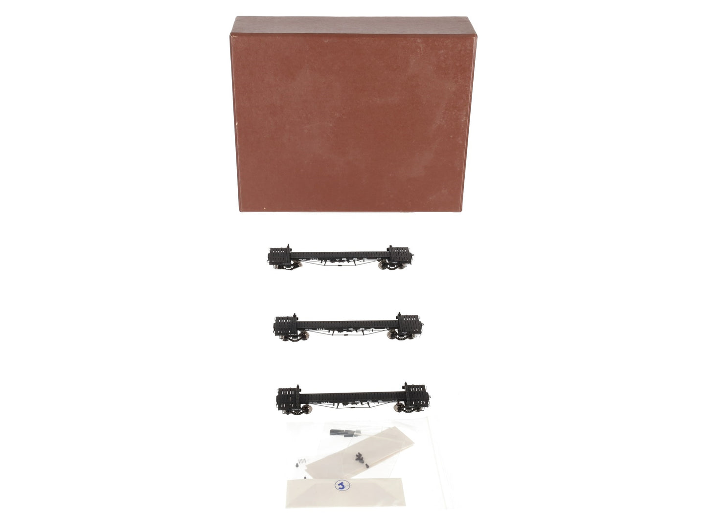 W&R Enterprises HO BRASS SP&S Truss Rod Log Car (Set of 3) -F/P LN/Box