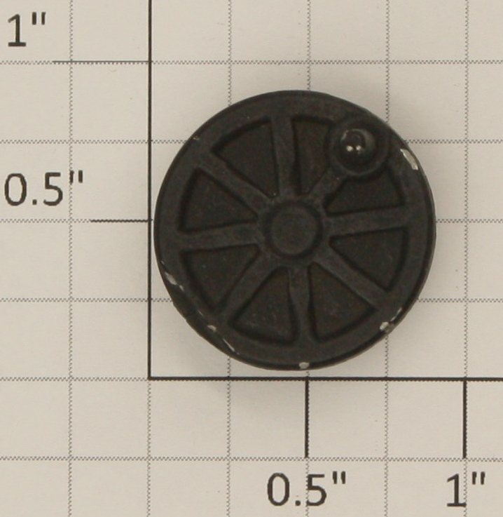 American Flyer PA9249-A Black Diecast Crane Car Crank Handle with Knob