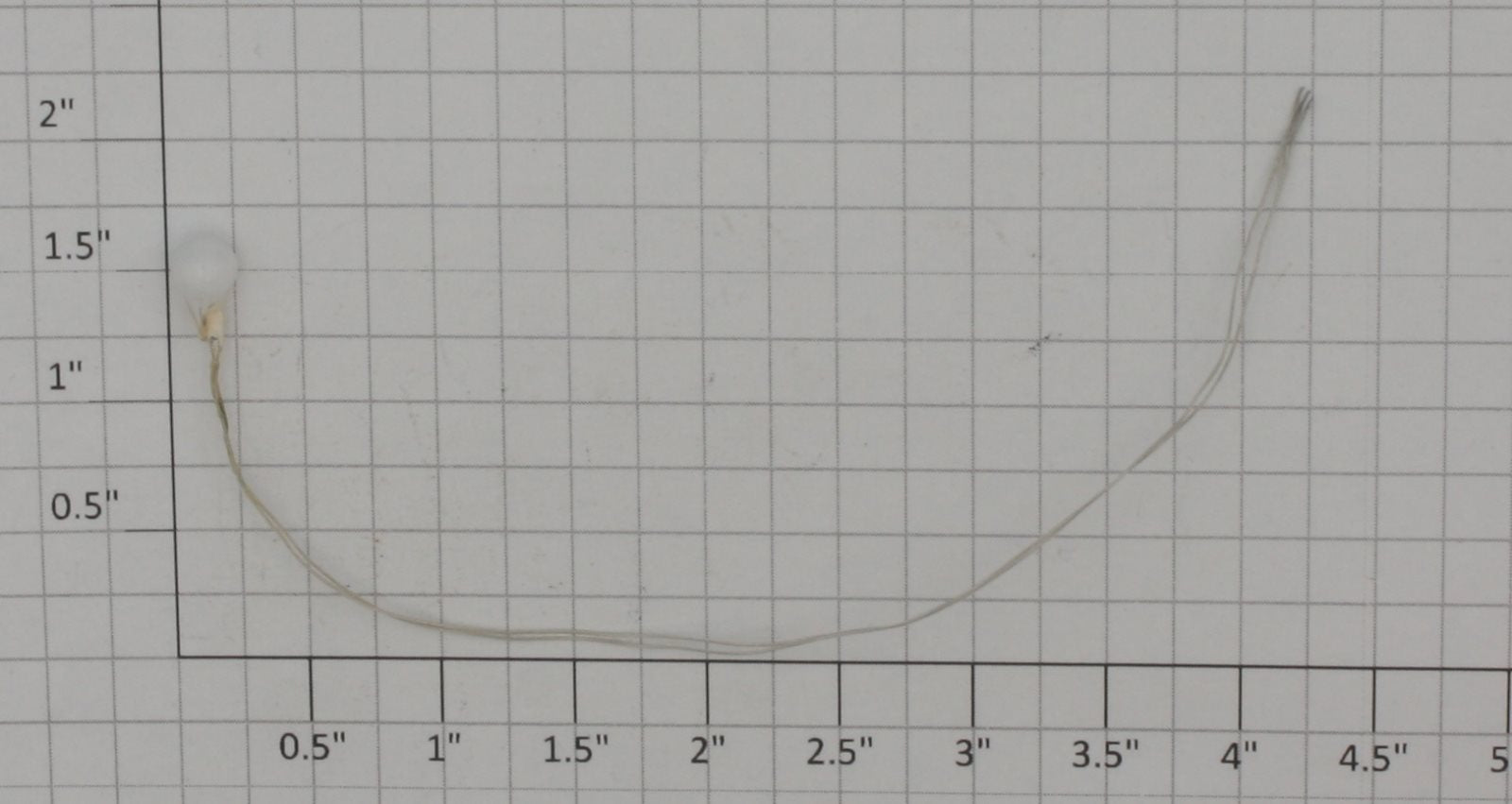 Model Power 395 14 Volt White Gas Pea Light Bulbs with Wires