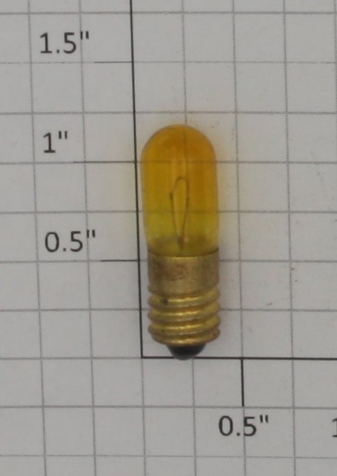 Acme 06-257 12V Screw Base Tall Globe Amber Light Bulb
