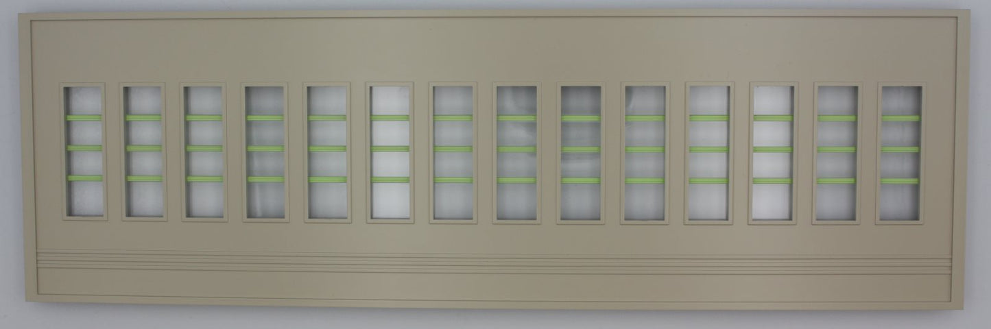 American Flyer 49839-11 Front Rear Wall with Glass