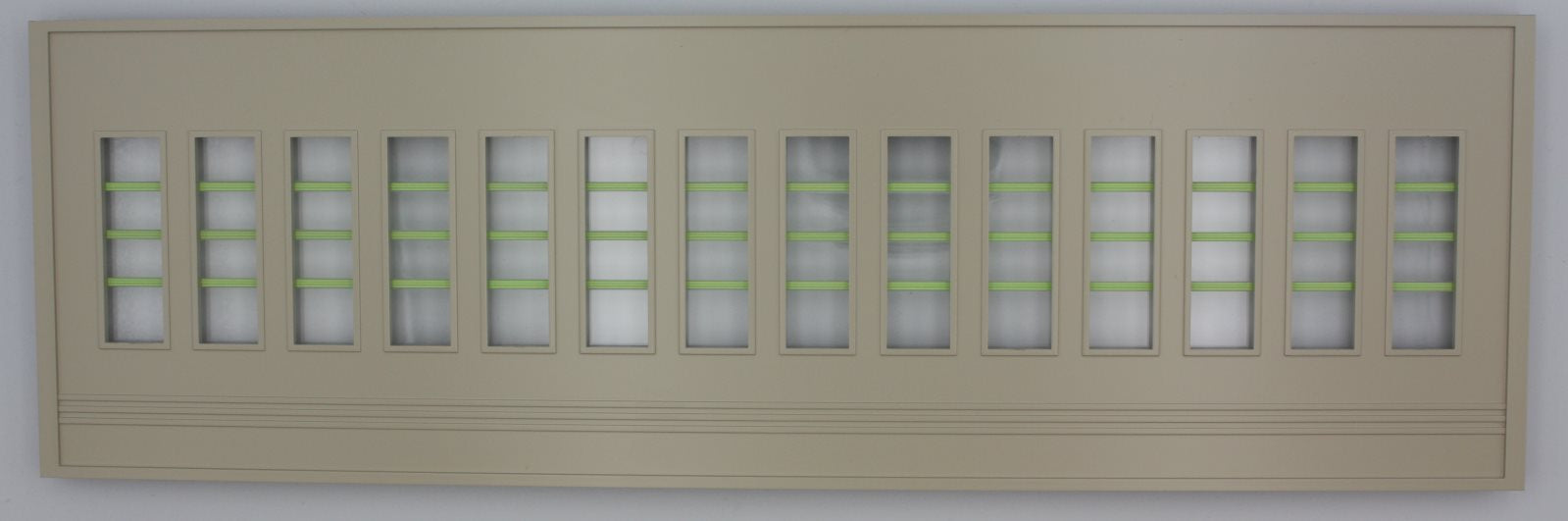 American Flyer 49839-11 Front Rear Wall with Glass