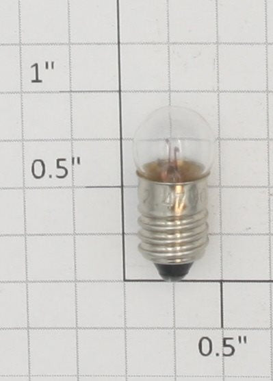 Acme 14 Clear 2.47 Volt Screw Base Small Globe Light Bulb