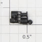 Roundhouse 70205 HO Black Plastic Compressor