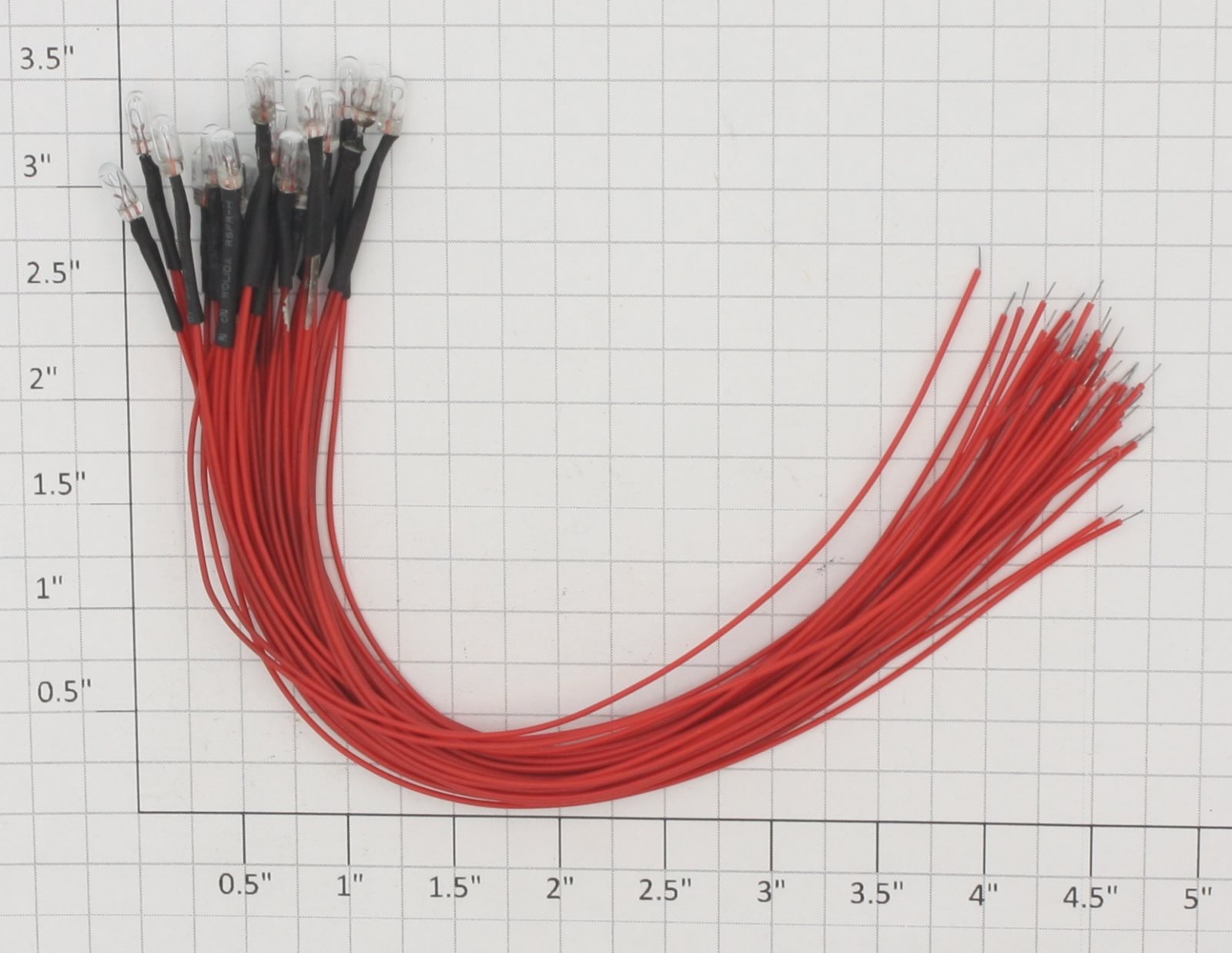 Acme 0613-13 12-18V Soft White Bulbs 3mm with Wire (Bag of 20)