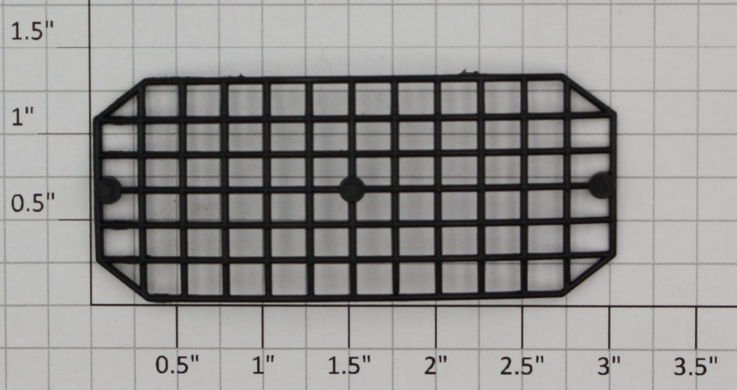 Lionel 3540-2 Unpainted Black Radar Antenna Screen
