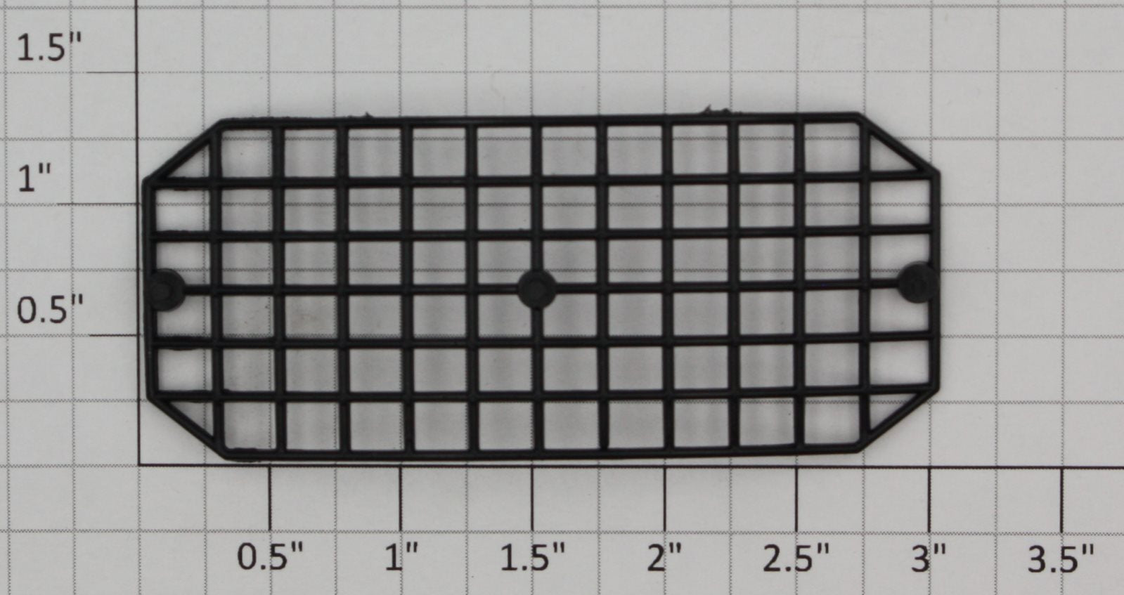Lionel 3540-2 Unpainted Black Radar Antenna Screen