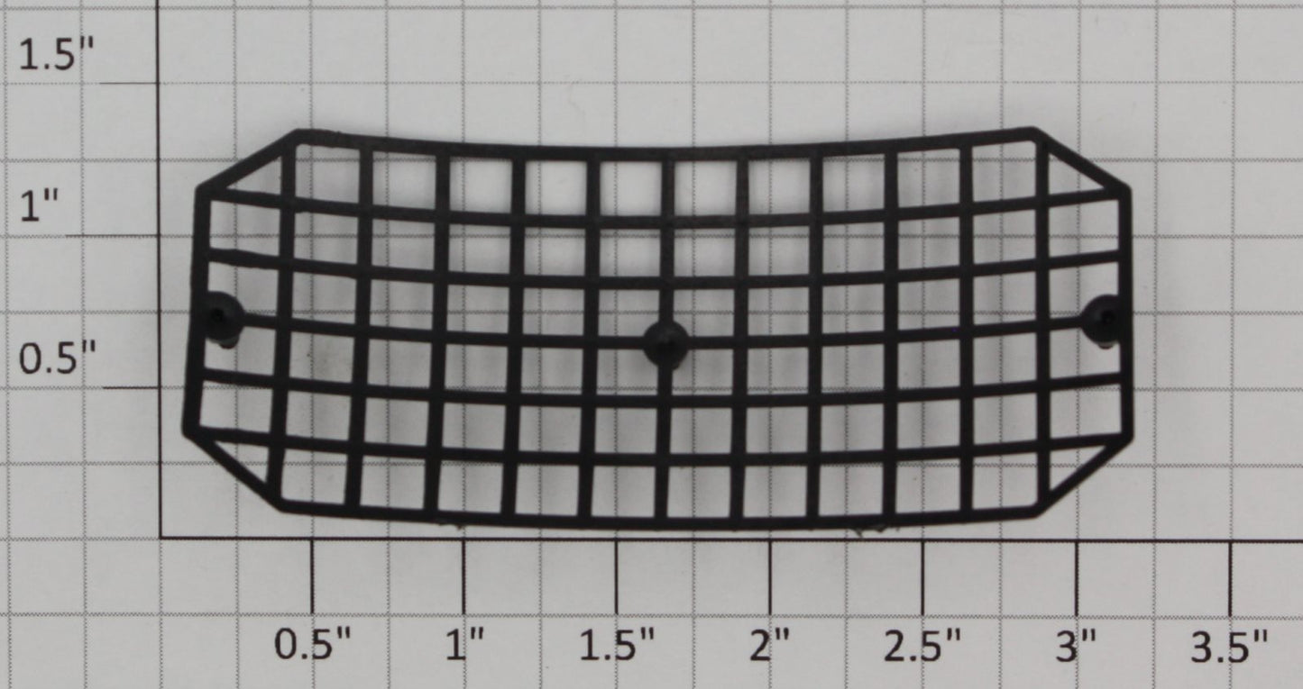 Lionel 3540-2 Unpainted Black Radar Antenna Screen
