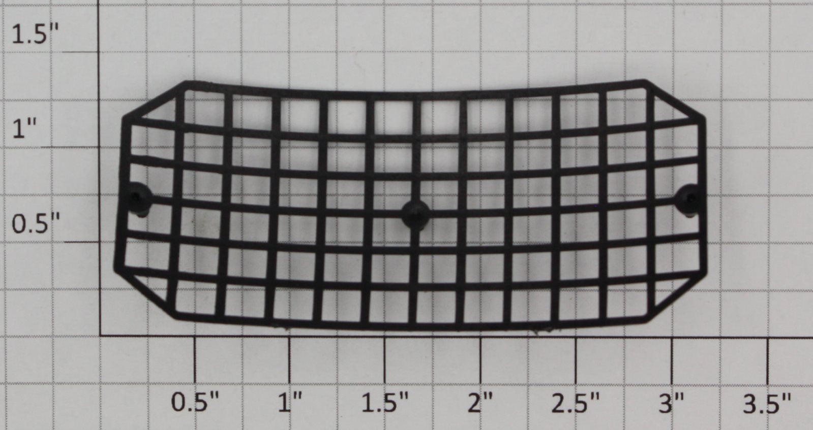 Lionel 3540-2 Unpainted Black Radar Antenna Screen