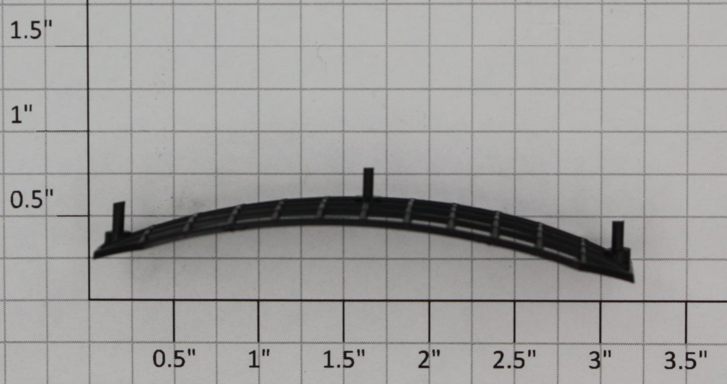 Lionel 3540-2 Unpainted Black Radar Antenna Screen