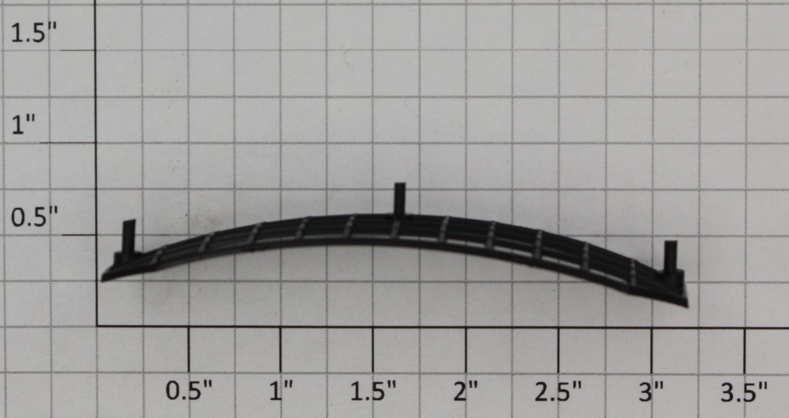 Lionel 3540-2 Unpainted Black Radar Antenna Screen