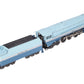 Rivarossi 1202 HO Santa Fe "Blue Goose" Steam Locomotive & Tender EX/Box