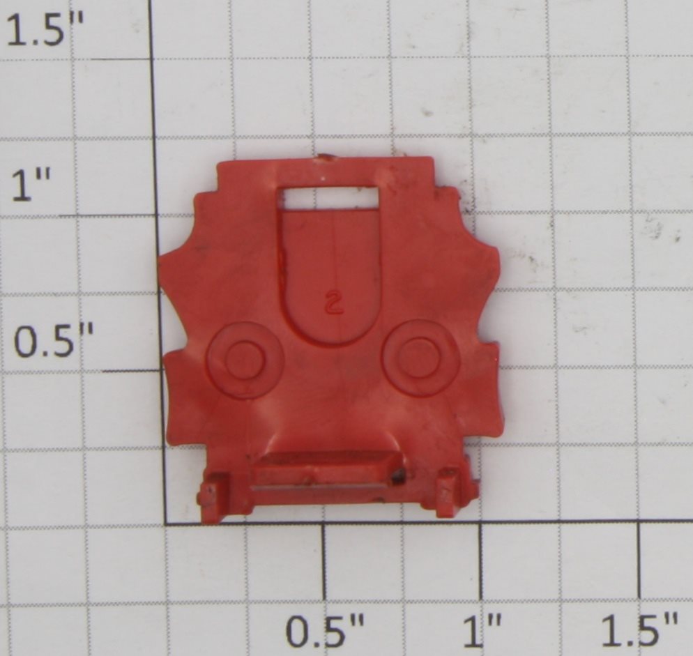 Lionel 55-6 Tie-Jector Red Ornamental Side Brake